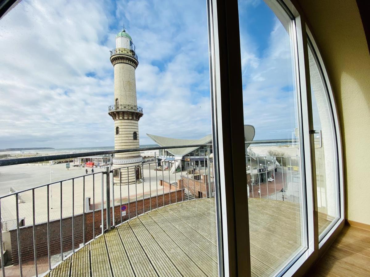Sonnendeck, Direkt Am Leuchtturm Apartment Rostock Bagian luar foto
